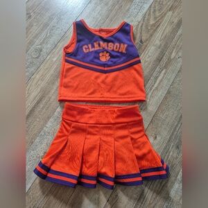Clemson Tigers Cheer 2-Piece Set, Size 2T